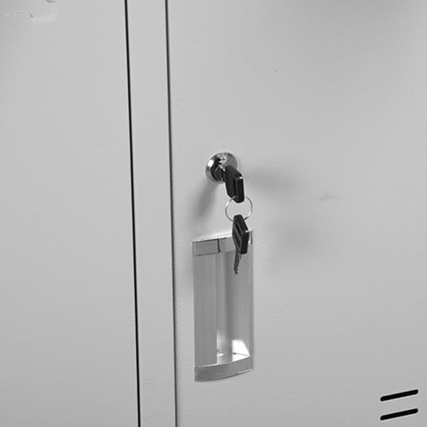 White Steel Wardrobe Armoire Contemporary Hinged Wardrobe Cabinet Clearhalo 'Armoires & Wardrobes' 'armoires_wardrobes' 'Bedroom Furniture' 'furn' 'furn_armoires_wardrobes' 'Furniture' 5900199