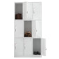 White Steel Wardrobe Armoire Contemporary Hinged Wardrobe Cabinet 9 Clearhalo 'Armoires & Wardrobes' 'armoires_wardrobes' 'Bedroom Furniture' 'furn' 'furn_armoires_wardrobes' 'Furniture' 5900200