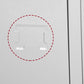 White Steel Wardrobe Armoire Contemporary Hinged Wardrobe Cabinet Clearhalo 'Armoires & Wardrobes' 'armoires_wardrobes' 'Bedroom Furniture' 'furn' 'furn_armoires_wardrobes' 'Furniture' 5900202