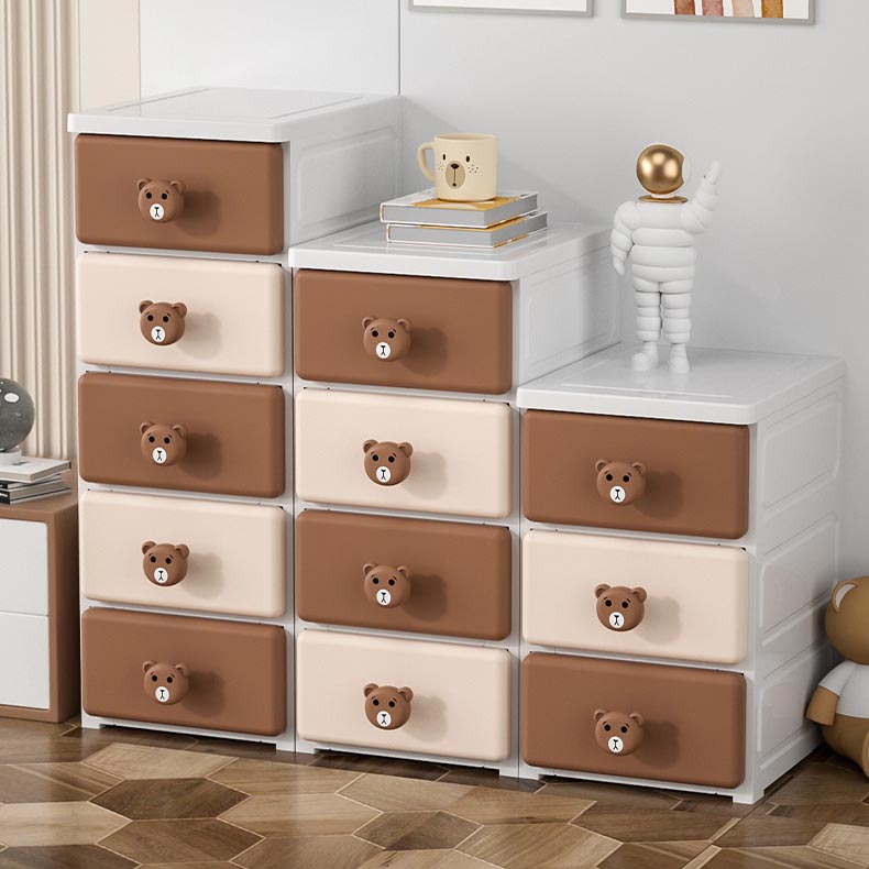 Contemporary Wardrobe Cabinet With Drawer Plastic Storage Cabinet Clearhalo 'Armoires & Wardrobes' 'armoires_wardrobes' 'Bedroom Furniture' 'furn' 'furn_armoires_wardrobes' 'Furniture' 5900269