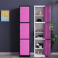 Hinged Steel Wardrobe Cabinet Contemporary Wardrobe Armoire for Home