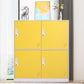 Hinged Steel Wardrobe Cabinet Contemporary Wardrobe Armoire for Home