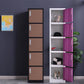 Hinged Steel Wardrobe Cabinet Contemporary Wardrobe Armoire for Home