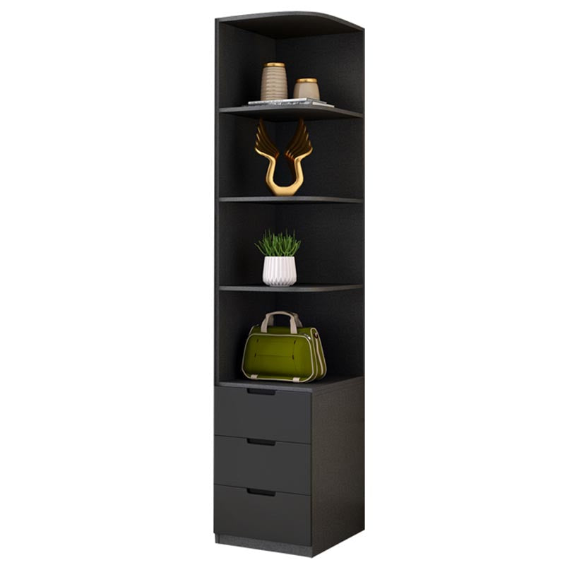 Zeitgenössischer Stil grauer Farbgarderobe Holz weiche Schubladen -Kleiderschrankschrank