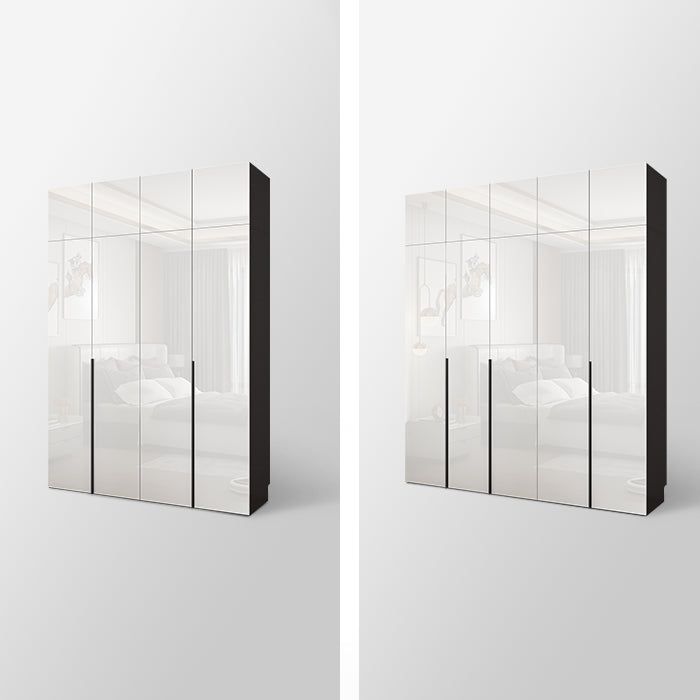 Zeitgenössischer Stil Holzgarderobe weißer Farbschrankschrank mit 1 Schublade