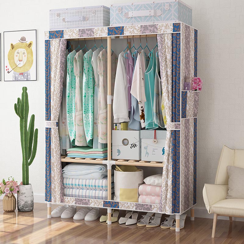 Armate di guardaroba in stile contemporaneo armadio in legno massiccio con gambe