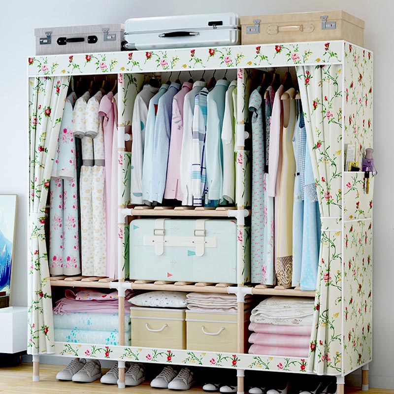 Armate di guardaroba in stile contemporaneo armadio in legno massiccio con gambe