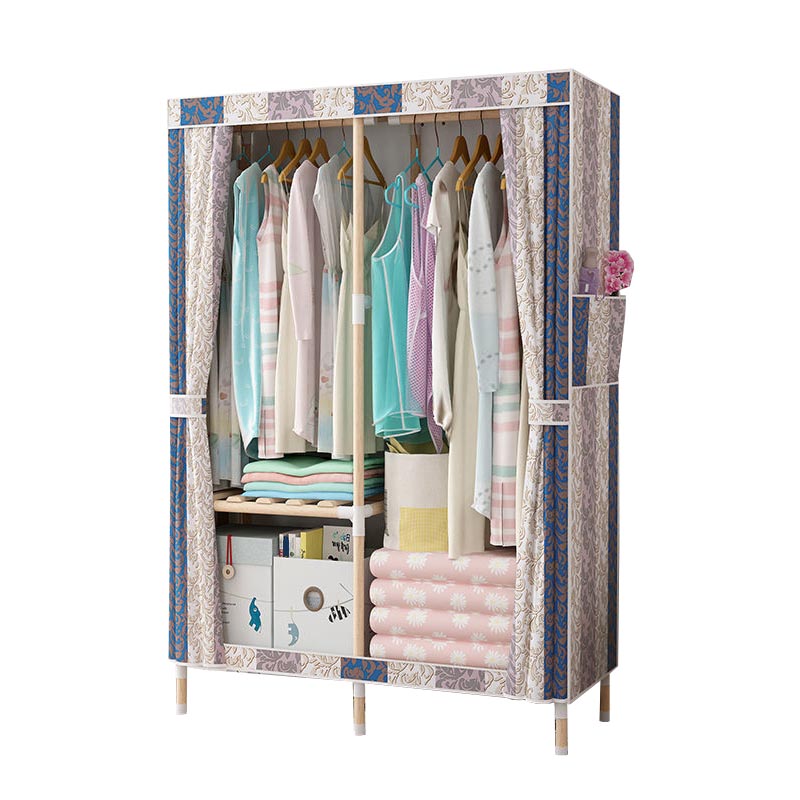 Armate di guardaroba in stile contemporaneo armadio in legno massiccio con gambe