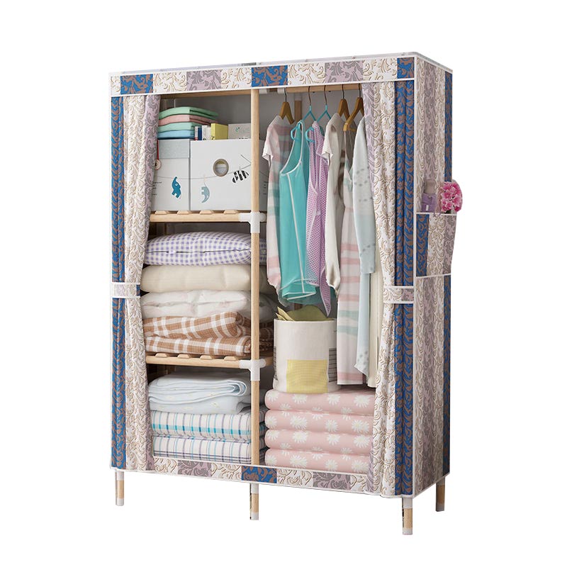 Armate di guardaroba in stile contemporaneo armadio in legno massiccio con gambe