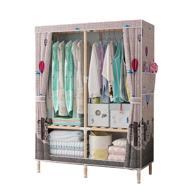 Armate di guardaroba in stile contemporaneo armadio in legno massiccio con gambe