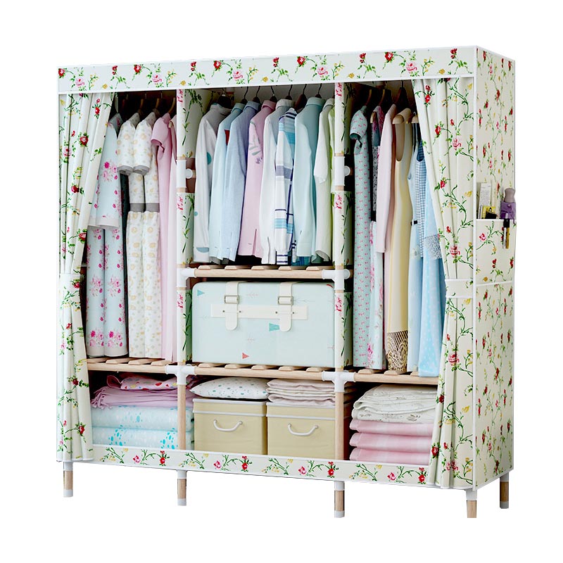 Armate di guardaroba in stile contemporaneo armadio in legno massiccio con gambe