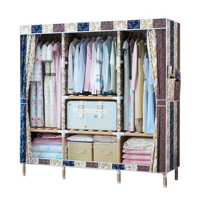 Armate di guardaroba in stile contemporaneo armadio in legno massiccio con gambe