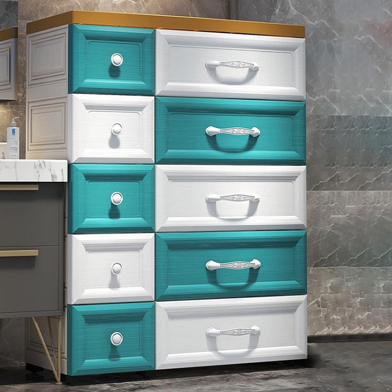 Contemporary Non-Hanging Armoire Plastic Wardrobe Closet,29.13" D x 13.78" W x 39.37" H Clearhalo 'Armoires & Wardrobes' 'armoires_wardrobes' 'Bedroom Furniture' 'furn' 'furn_armoires_wardrobes' 'Furniture' 5900786