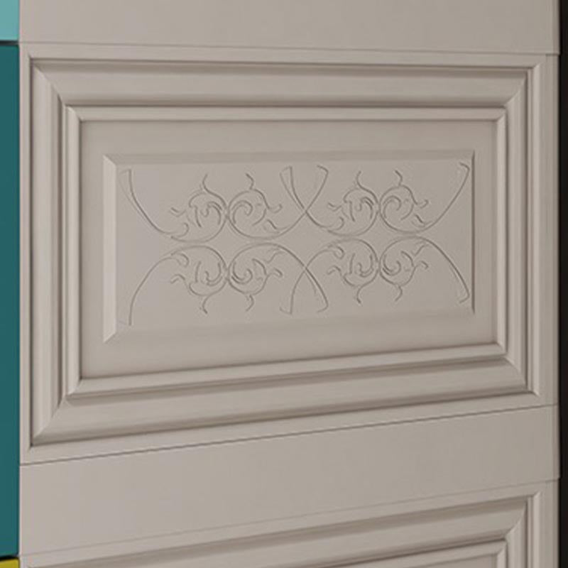 Contemporary Non-Hanging Armoire Plastic Wardrobe Closet,29.13" D x 13.78" W x 39.37" H Clearhalo 'Armoires & Wardrobes' 'armoires_wardrobes' 'Bedroom Furniture' 'furn' 'furn_armoires_wardrobes' 'Furniture' 5900801