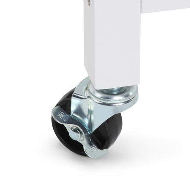 Estilo moderno 35.83 "H Cart de cocina enrollable H Madera Rectangular Kitchen Island Cart