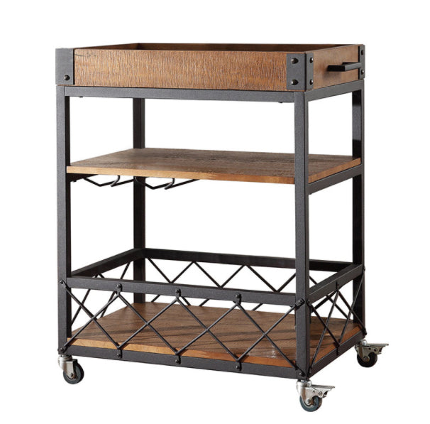 31,50 "Trolly da cucina tradizionale in cima al carrello in legno per sala da pranzo