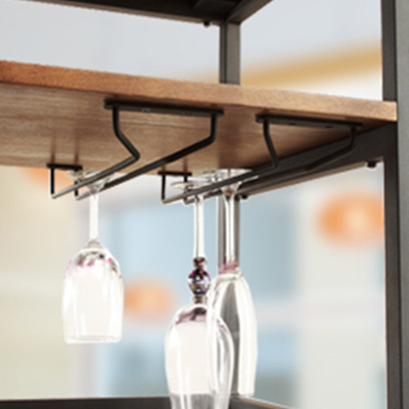 31,50 "Trolly da cucina tradizionale in cima al carrello in legno per sala da pranzo