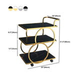 Tavolo da preparazione a rotolamento contemporaneo da 31,5 "H tavolo da preparazione in metallo rettangolare per sala da pranzo