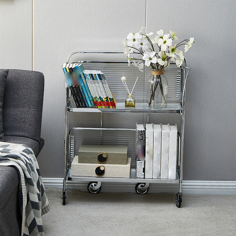 Tavolo da preparazione in stile in stile moderno da 31,50 "tavolo da preparazione in metallo per casa