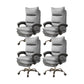 Contemporary Executive Chair High Back Upholstered Managers Chair Light Gray 4 Piece Set With Footrest Clearhalo 'furn' 'furn_office_chair' 'Furniture' 'Office Chairs' 'Office Furniture' 'office_chair' 5901692
