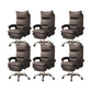 Contemporary Executive Chair High Back Upholstered Managers Chair Coffee 6 Piece Set With Footrest Clearhalo 'furn' 'furn_office_chair' 'Furniture' 'Office Chairs' 'Office Furniture' 'office_chair' 5901713