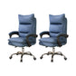 Contemporary Executive Chair High Back Upholstered Managers Chair Blue 2 Piece Set Without Footrest Clearhalo 'furn' 'furn_office_chair' 'Furniture' 'Office Chairs' 'Office Furniture' 'office_chair' 5901715
