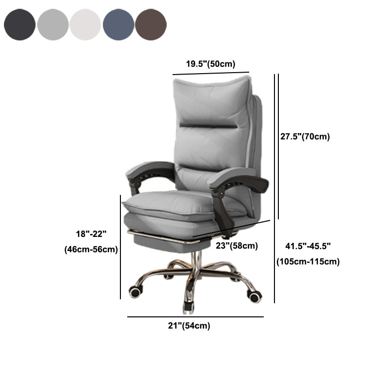 Contemporary Executive Chair High Back Upholstered Managers Chair Clearhalo 'furn' 'furn_office_chair' 'Furniture' 'Office Chairs' 'Office Furniture' 'office_chair' 5901719
