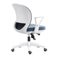 Contemporary Mid-Back Office Chair Adjustable Ergonomic Desk Chair White-Blue 1 Piece Clearhalo 'furn' 'furn_office_chair' 'Furniture' 'Office Chairs' 'Office Furniture' 'office_chair' 5901729