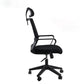 Modern Wheels Office Chair Microfiber Black Task Mid-Back Chair Clearhalo 'furn' 'furn_office_chair' 'Furniture' 'Office Chairs' 'Office Furniture' 'office_chair' 5901788