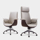 Contemporary Arm Chair Fixed Arms Adjustable Seat Height with Wheels Office Chair Clearhalo 'furn' 'furn_office_chair' 'Furniture' 'Office Chairs' 'Office Furniture' 'office_chair' 5901808
