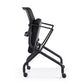 Contemporary Arm Chair Fixed Arms Black with Wheels Office Chair Clearhalo 'furn' 'furn_office_chair' 'Furniture' 'Office Chairs' 'Office Furniture' 'office_chair' 5901840