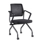 Contemporary Arm Chair Fixed Arms Black with Wheels Office Chair Clearhalo 'furn' 'furn_office_chair' 'Furniture' 'Office Chairs' 'Office Furniture' 'office_chair' 5901841