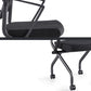 Contemporary Arm Chair Fixed Arms Black with Wheels Office Chair Clearhalo 'furn' 'furn_office_chair' 'Furniture' 'Office Chairs' 'Office Furniture' 'office_chair' 5901842