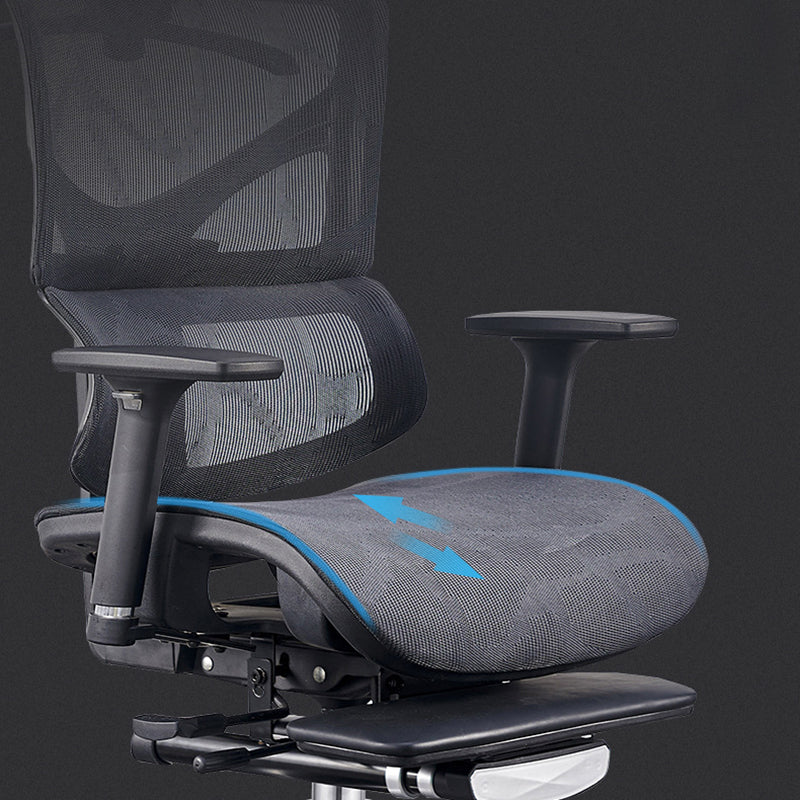 Modern & Contemporary Wheels Chair Black Task High Back Chair Clearhalo 'furn' 'furn_office_chair' 'Furniture' 'Office Chairs' 'Office Furniture' 'office_chair' 5901858