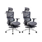 Modern & Contemporary Wheels Chair Black Task High Back Chair