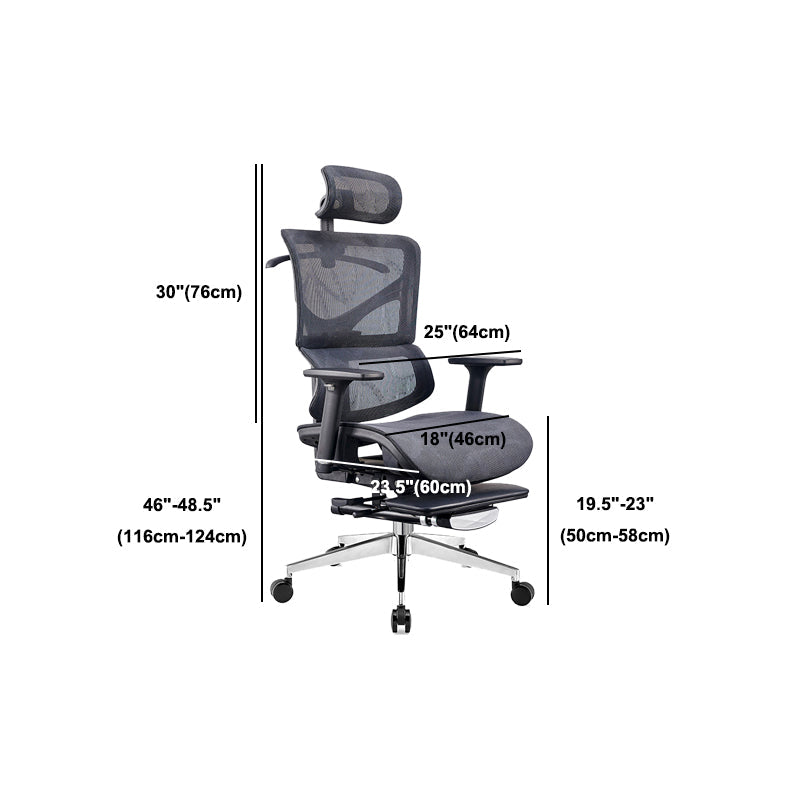 Modern & Contemporary Wheels Chair Black Task High Back Chair Clearhalo 'furn' 'furn_office_chair' 'Furniture' 'Office Chairs' 'Office Furniture' 'office_chair' 5901865