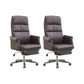 Contemporary Chair Fixed Arms Adjustable Seat Height Office Chair Coffee 2 Piece Set Clearhalo 'furn' 'furn_office_chair' 'Furniture' 'Office Chairs' 'Office Furniture' 'office_chair' 5901910