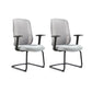 Mid-Back Office Chair Contemporary Lumbar Support Desk Chair Black White 2 Piece Set Clearhalo 'furn' 'furn_office_chair' 'Furniture' 'Office Chairs' 'Office Furniture' 'office_chair' 5902054
