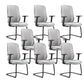 Mid-Back Office Chair Contemporary Lumbar Support Desk Chair Black White 8 Piece Set Clearhalo 'furn' 'furn_office_chair' 'Furniture' 'Office Chairs' 'Office Furniture' 'office_chair' 5902059