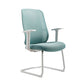 Mid-Back Office Chair Contemporary Lumbar Support Desk Chair White-Blue 1 Piece Clearhalo 'furn' 'furn_office_chair' 'Furniture' 'Office Chairs' 'Office Furniture' 'office_chair' 5902061