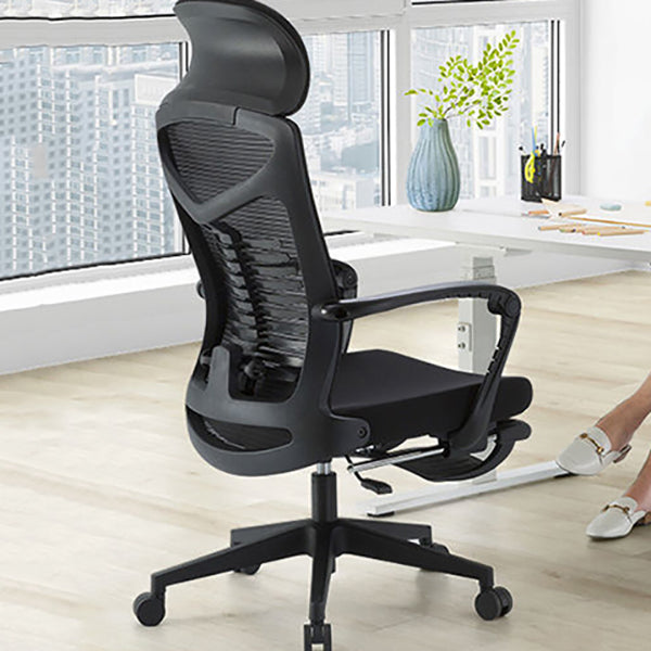 27" Wide Contemporary Office Chair Breathable AirGrid Desk Chair Cotton 1 Piece Clearhalo 'furn' 'furn_office_chair' 'Furniture' 'Office Chairs' 'Office Furniture' 'office_chair' 5902074