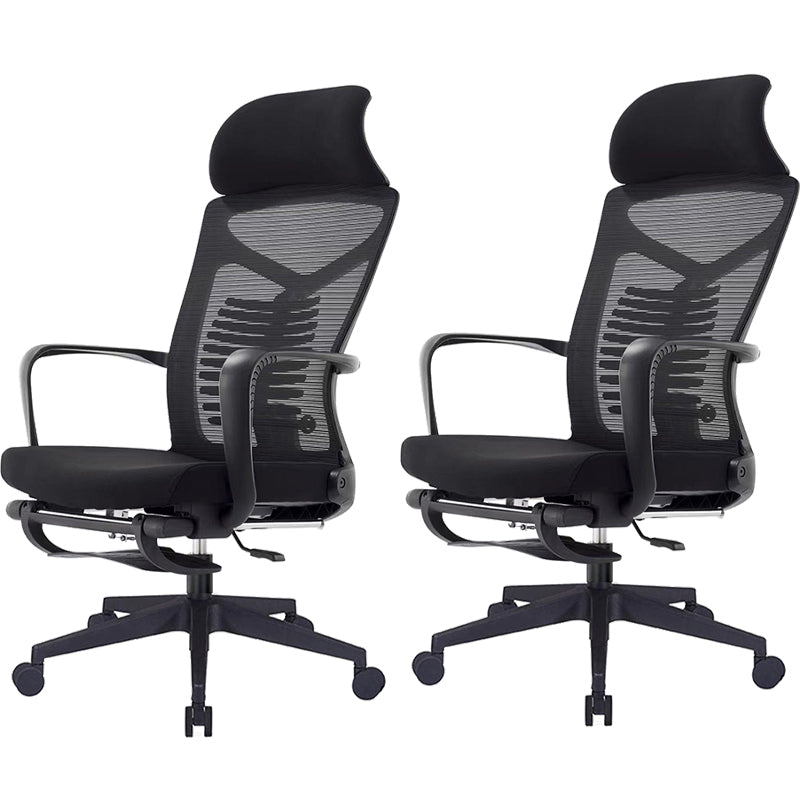 27" Wide Contemporary Office Chair Breathable AirGrid Desk Chair Cotton 2 Piece Set Clearhalo 'furn' 'furn_office_chair' 'Furniture' 'Office Chairs' 'Office Furniture' 'office_chair' 5902075