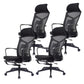 27" Wide Contemporary Office Chair Breathable AirGrid Desk Chair Cotton 4 Piece Set Clearhalo 'furn' 'furn_office_chair' 'Furniture' 'Office Chairs' 'Office Furniture' 'office_chair' 5902076
