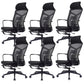 27" Wide Contemporary Office Chair Breathable AirGrid Desk Chair Cotton 6 Piece Set Clearhalo 'furn' 'furn_office_chair' 'Furniture' 'Office Chairs' 'Office Furniture' 'office_chair' 5902078