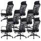 27" Wide Contemporary Office Chair Breathable AirGrid Desk Chair Cotton 8 Piece Set Clearhalo 'furn' 'furn_office_chair' 'Furniture' 'Office Chairs' 'Office Furniture' 'office_chair' 5902080