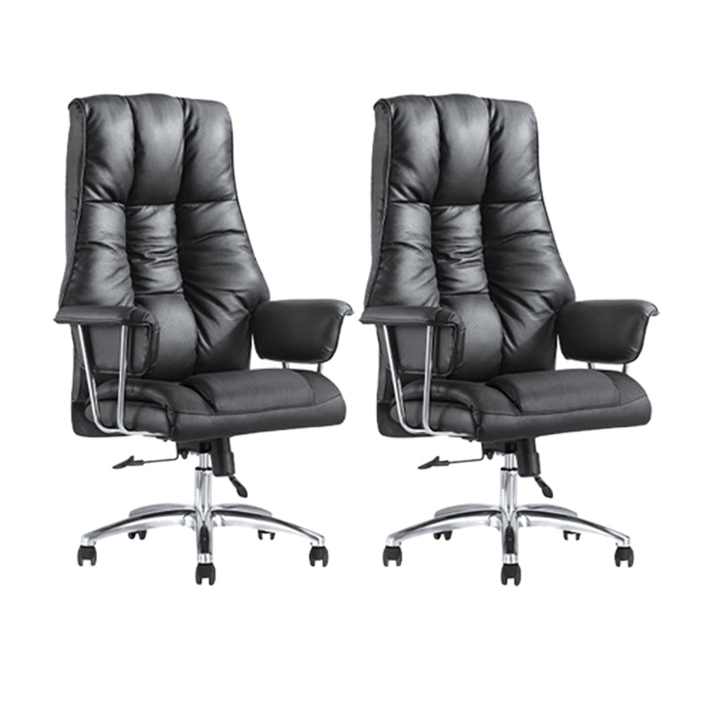 Silla de brazo contemporáneo altura de asiento ajustable negro silla de oficina