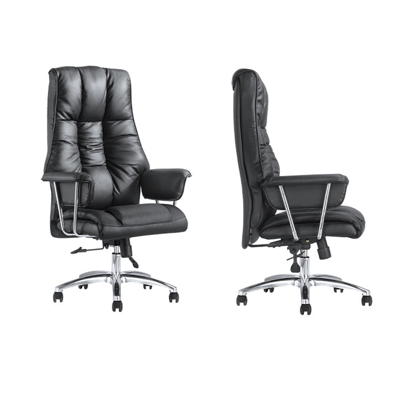 Silla de brazo contemporáneo altura de asiento ajustable negro silla de oficina