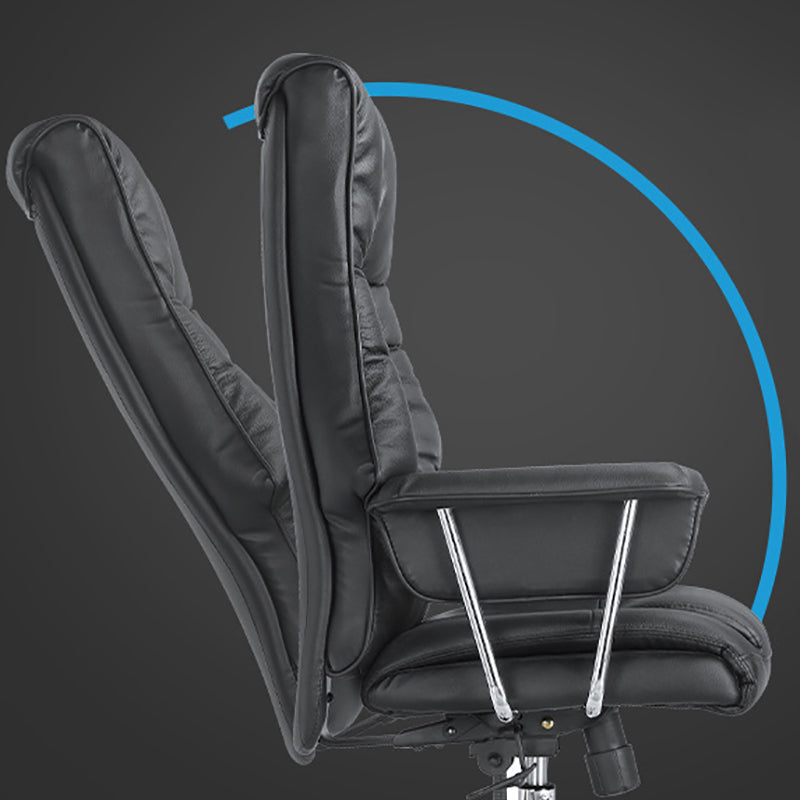 Silla de brazo contemporáneo altura de asiento ajustable negro silla de oficina