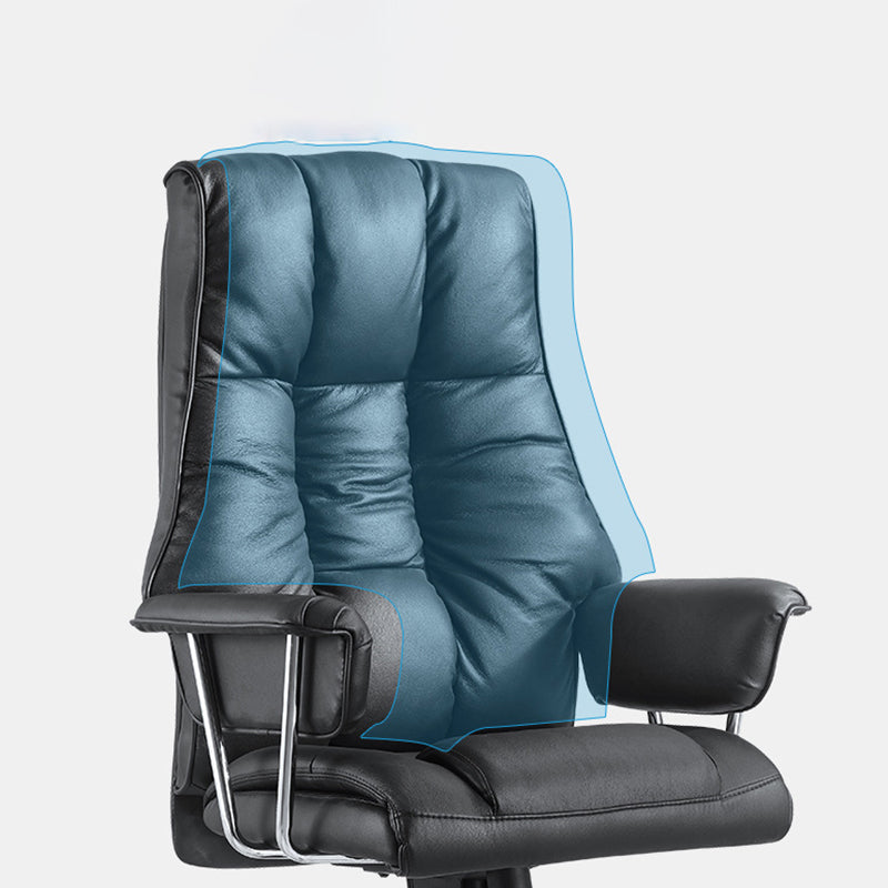 Silla de brazo contemporáneo altura de asiento ajustable negro silla de oficina