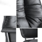 Silla de brazo contemporáneo altura de asiento ajustable negro silla de oficina